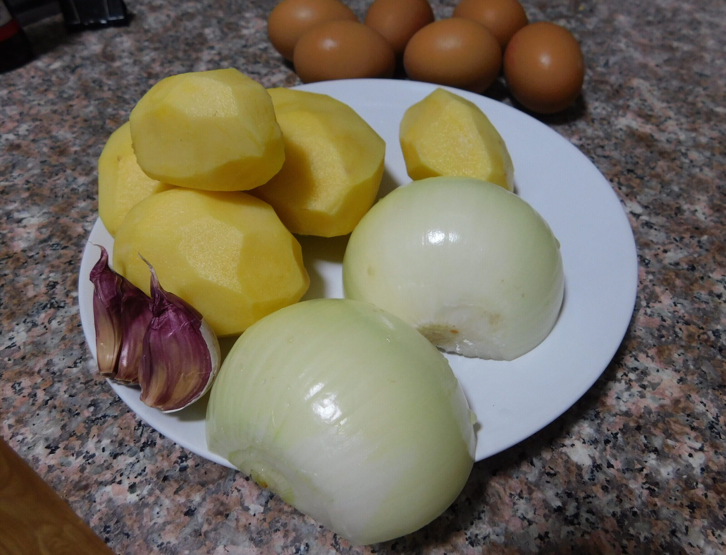 tortilla de patatas ingredientes