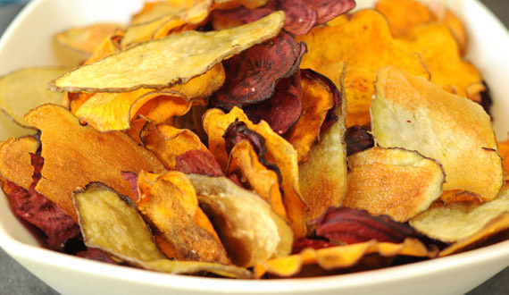 Hacer chips saludable