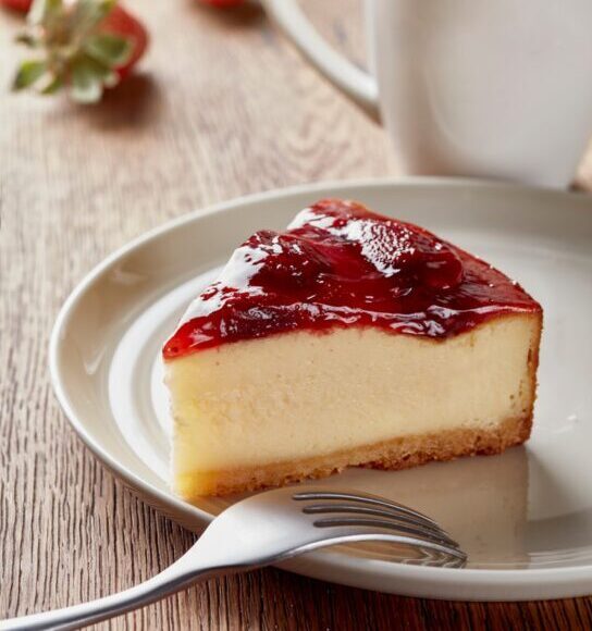 Cheesecake de fresa saludable