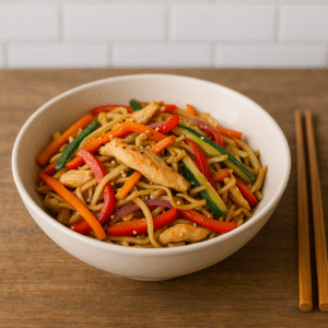 chopsuey saludable plato