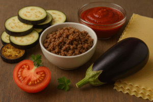 Pasticho de berenjena Ingredientes